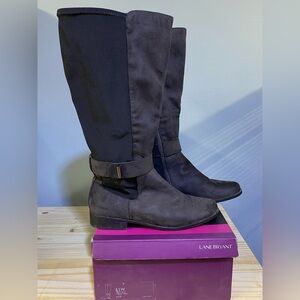 Lane Bryant Women's Dark Brown Over the Knee Boots